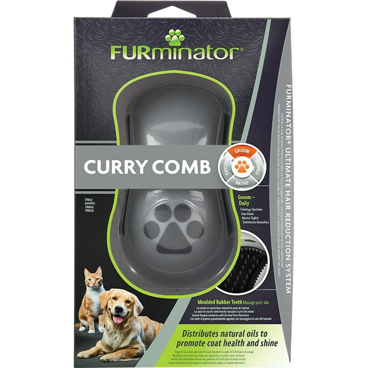 Pettine Furminator                                 Gomma Nero Caucciù