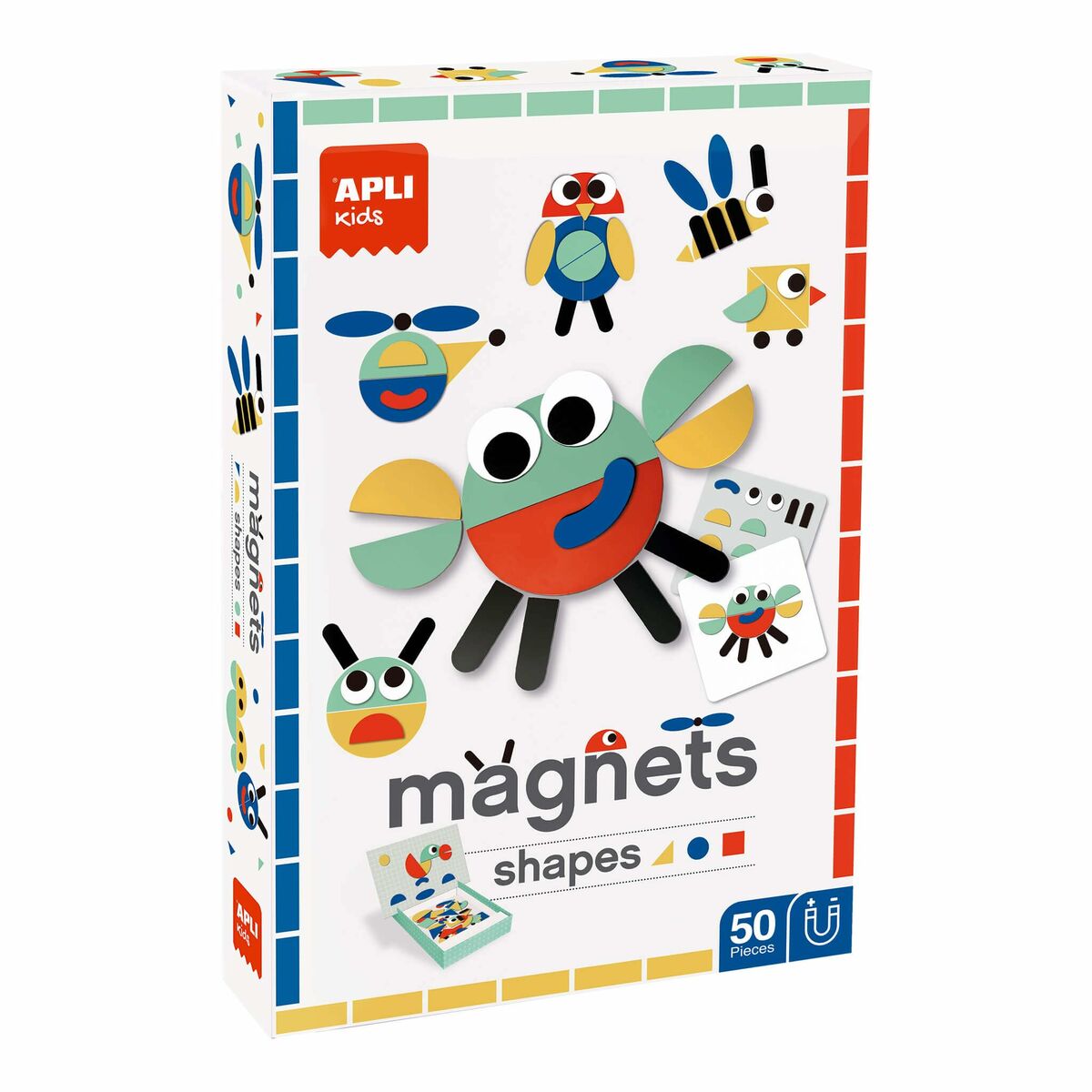 Gioco Magnetico Apli Shapes Multicolore