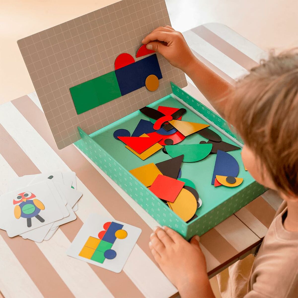 Gioco Magnetico Apli Shapes Multicolore