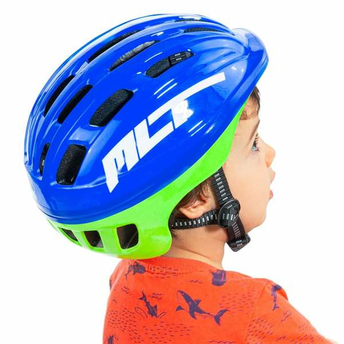 Casco da Ciclismo per Bambini Moltó MLT Azzurro 48-53 cm