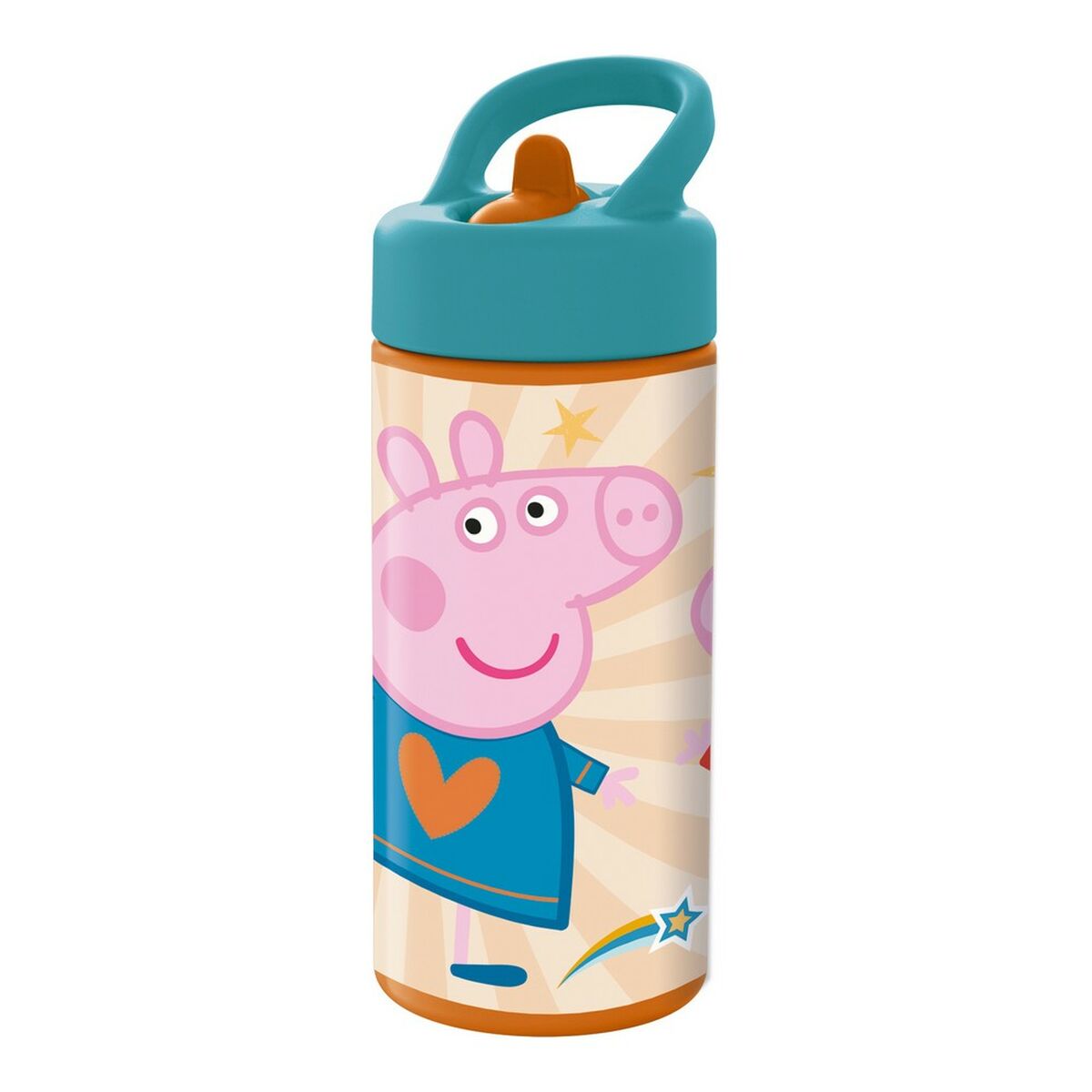 Bottiglia d'acqua Peppa Pig Having fun Rosa