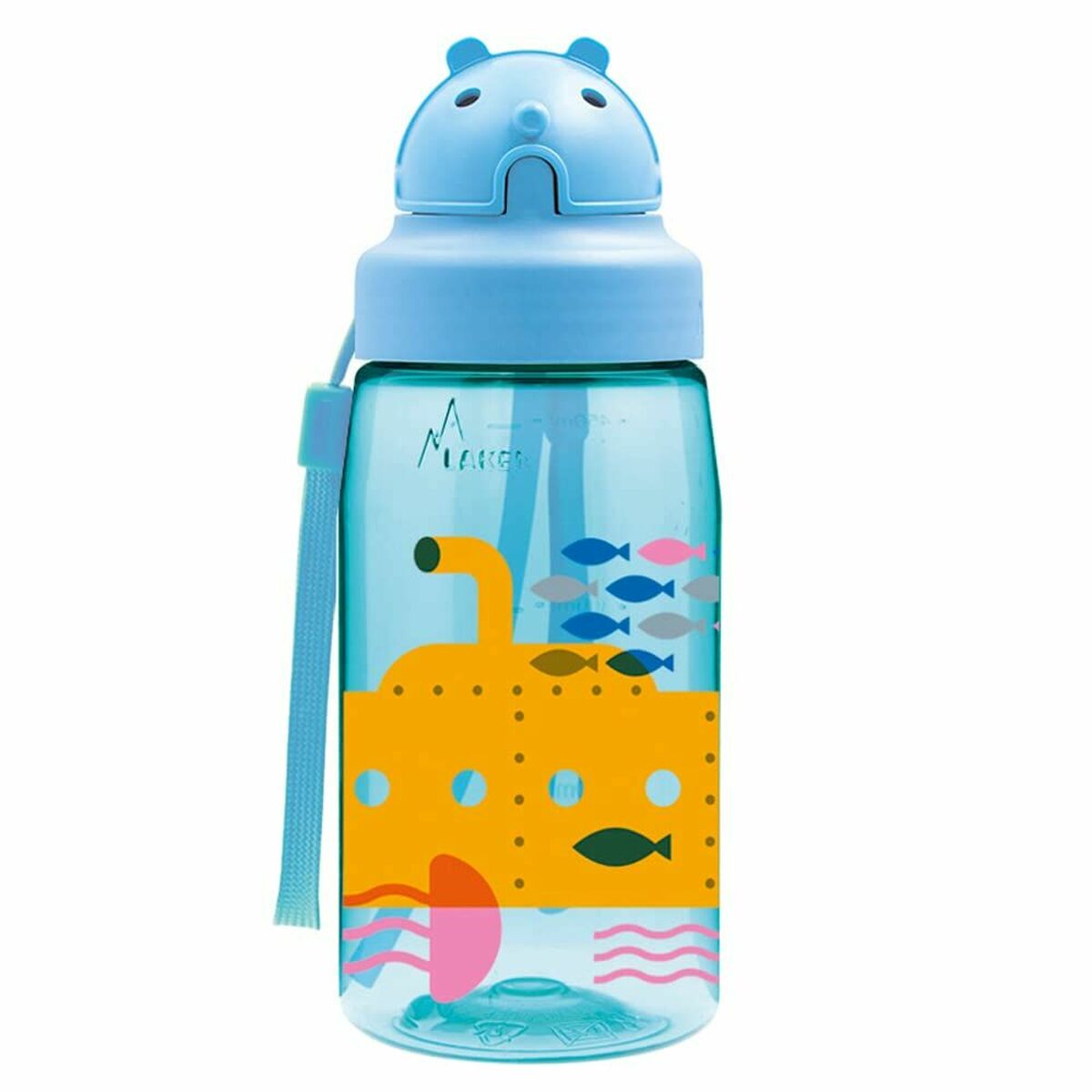 Bottiglia d'acqua Laken OBY Submarin Azzurro Acquamarina (0,45 L)