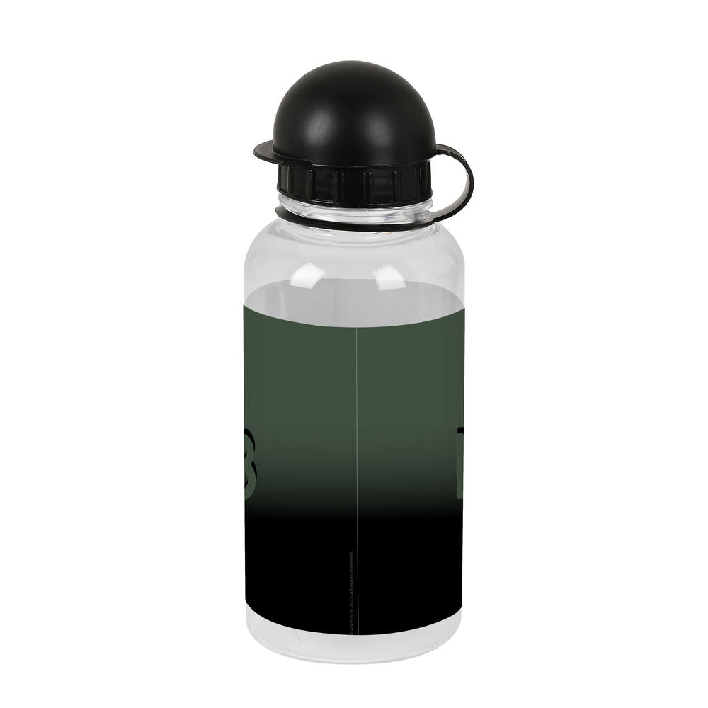 Bottiglia d'acqua BlackFit8 Gradient Nero Verde militare PVC (500 ml)