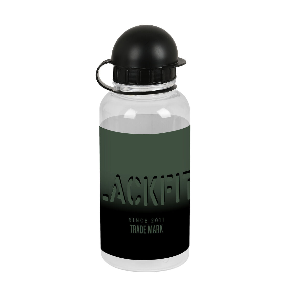 Bottiglia d'acqua BlackFit8 Gradient Nero Verde militare PVC (500 ml)