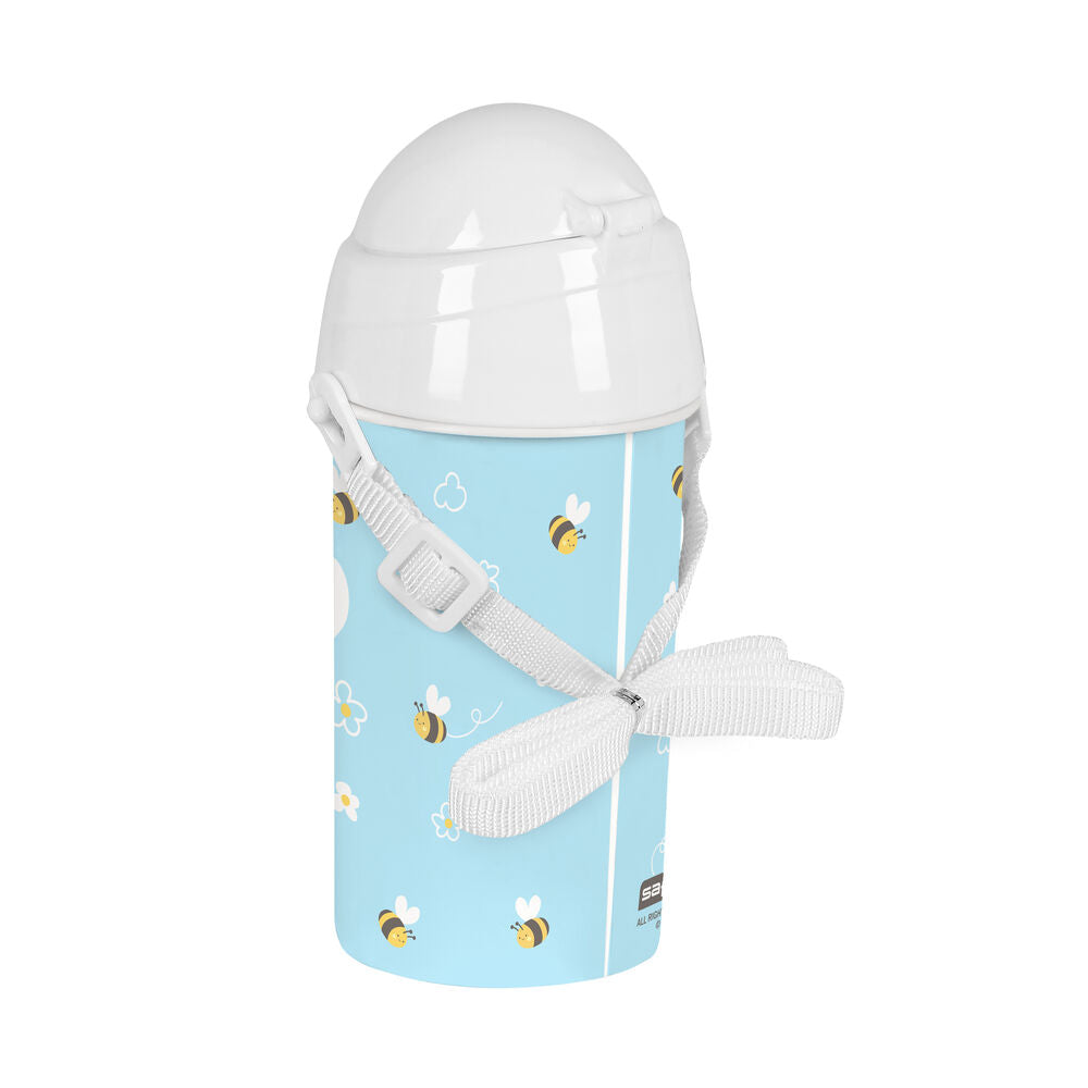 Bottiglia d'acqua Safta Abeja Azzurro Chiaro PVC (500 ml)