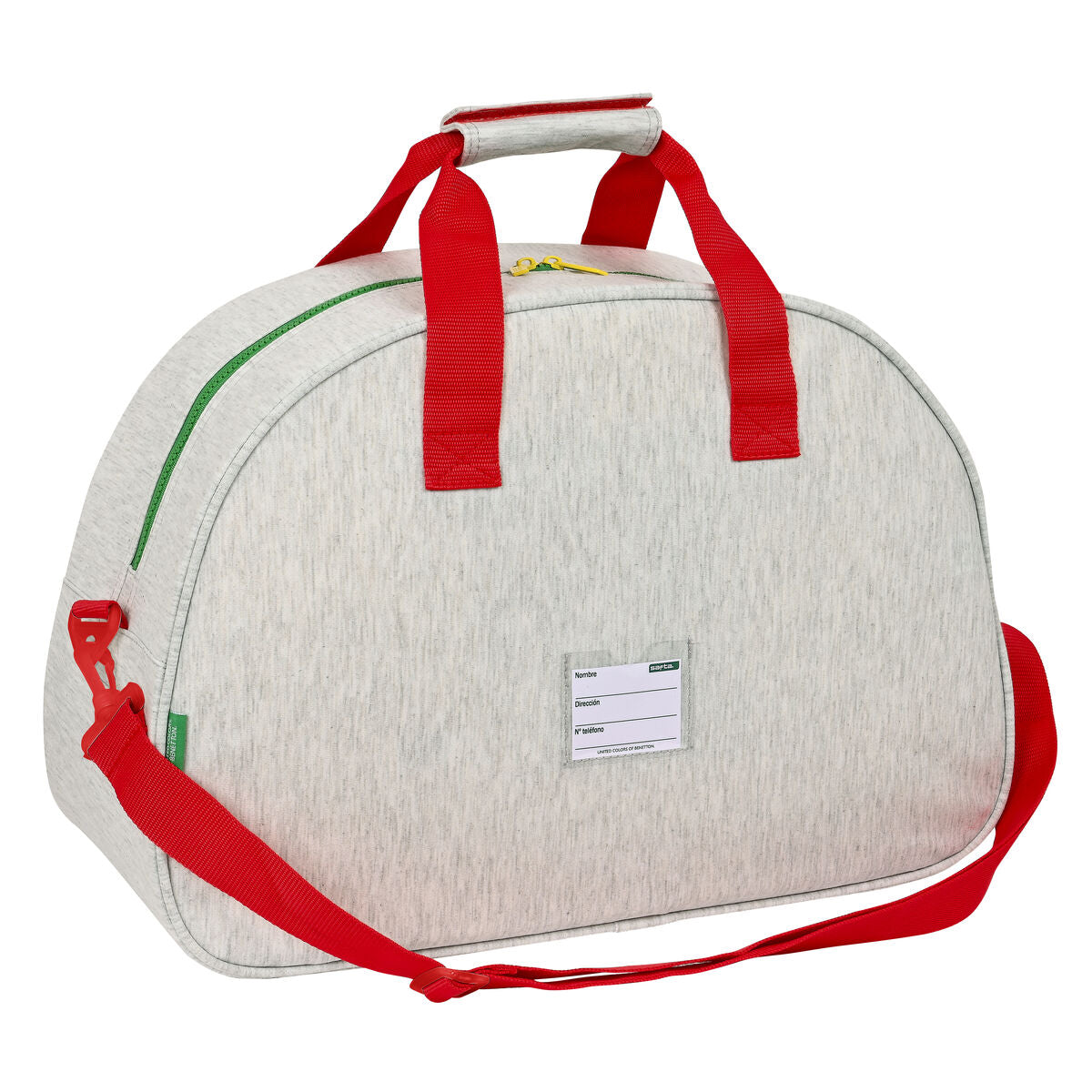 Borsa da Palestra Benetton Pop Grigio (48 x 33 x 21 cm)