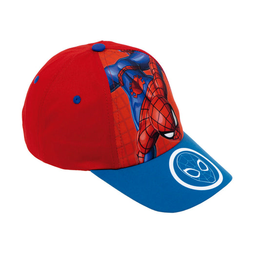 Cappellino per Bambini Spider-Man Great power Azzurro Rosso (48-51 cm)