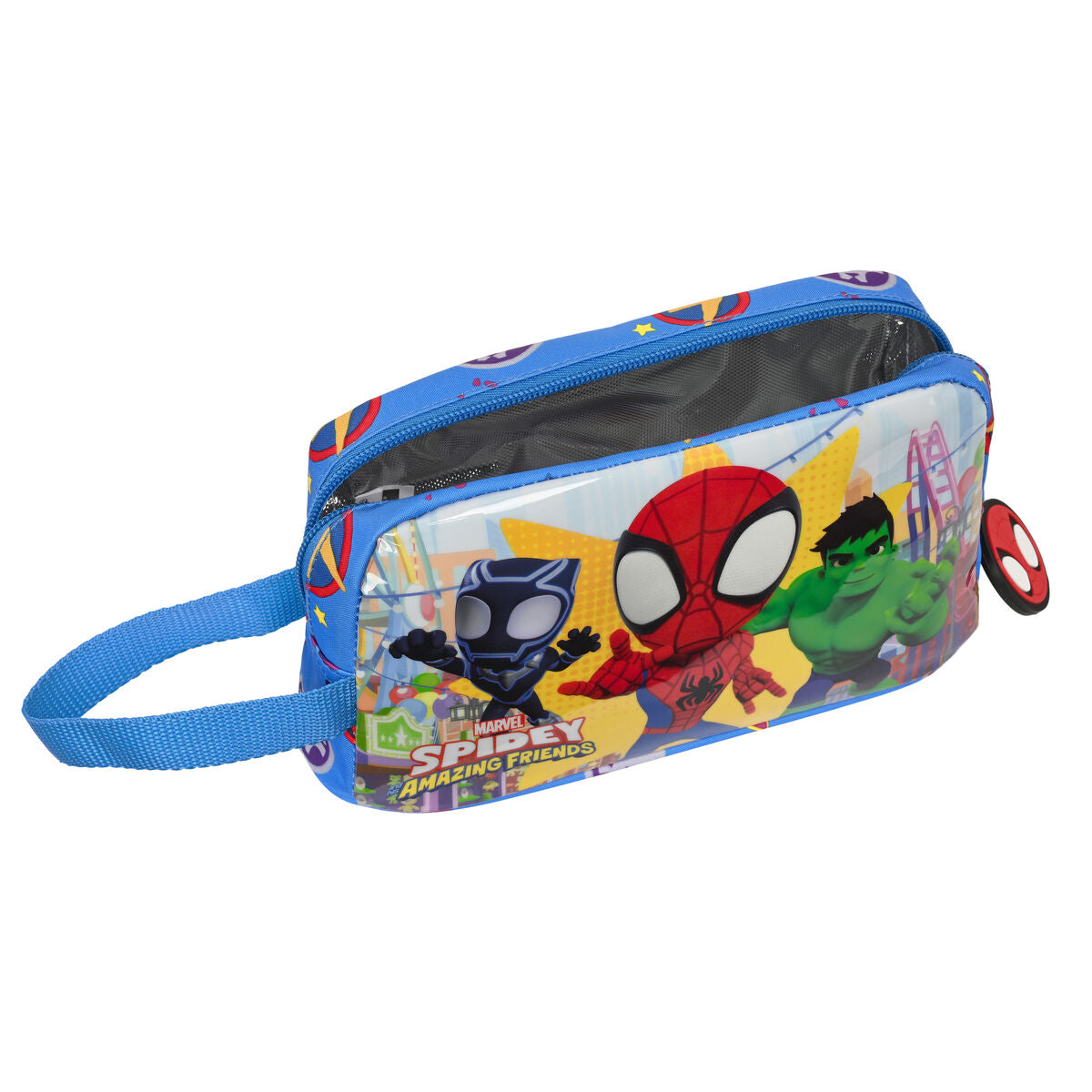 Portamerenda Termico Spider-Man Team up Azzurro 21.5 x 12 x 6.5 cm