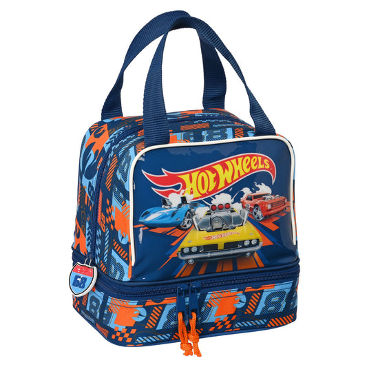 Portamerenda Hot Wheels Speed club Arancio Blu Marino 20 x 20 x 15 cm