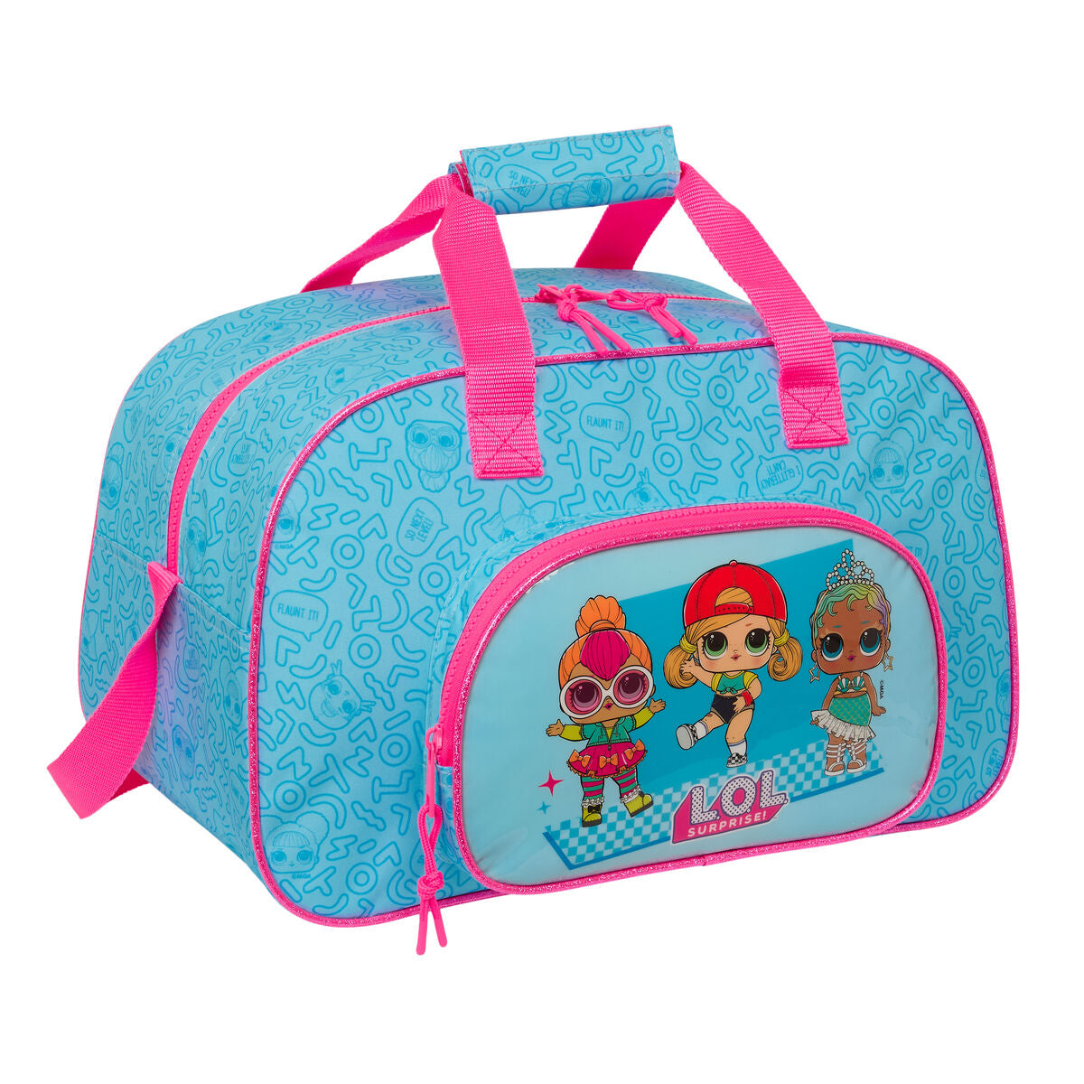 Borsa da Palestra LOL Surprise! Divas Azzurro 40 x 24 x 23 cm