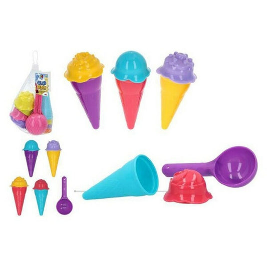 Set di giocattoli per il mare Ice Cream Colorbaby Color Beach (9 pcs)