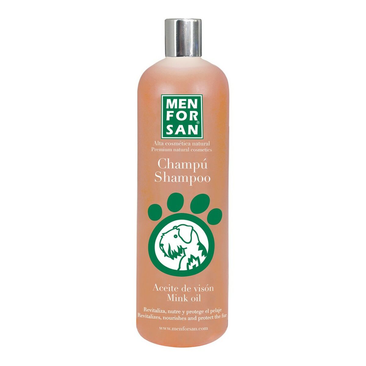 Shampoo Menforsan Cane Olio di visone 1 L