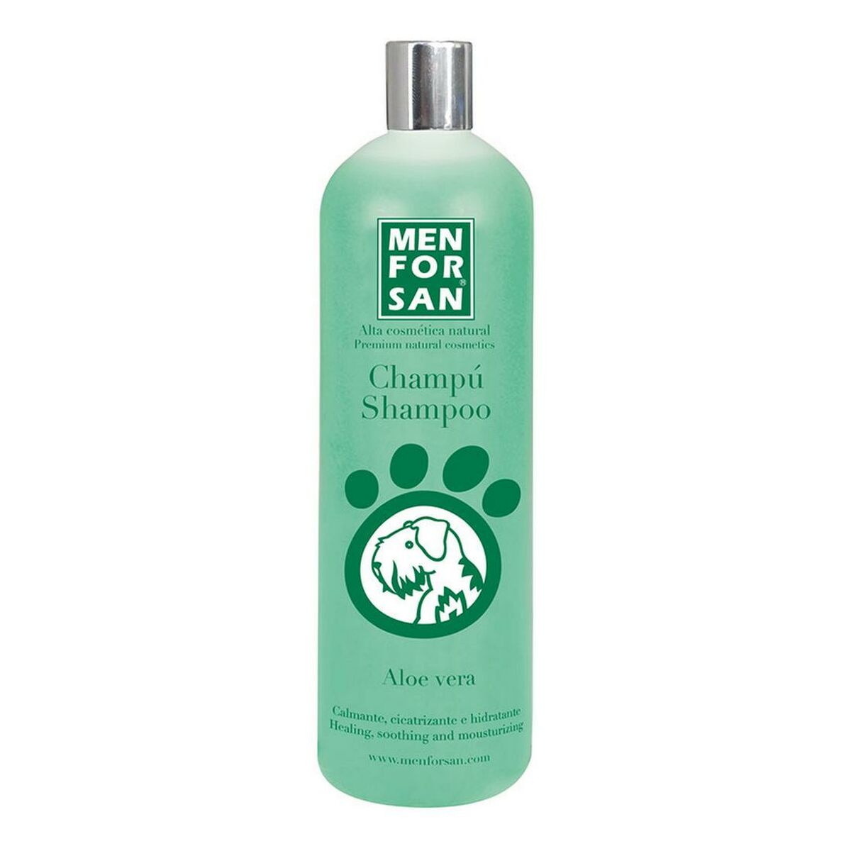 Shampoo per animali domestici Menforsan Cane Aloe Vera 1 L