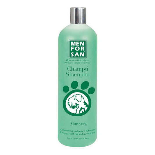 Shampoo per animali domestici Menforsan Cane Aloe Vera 1 L