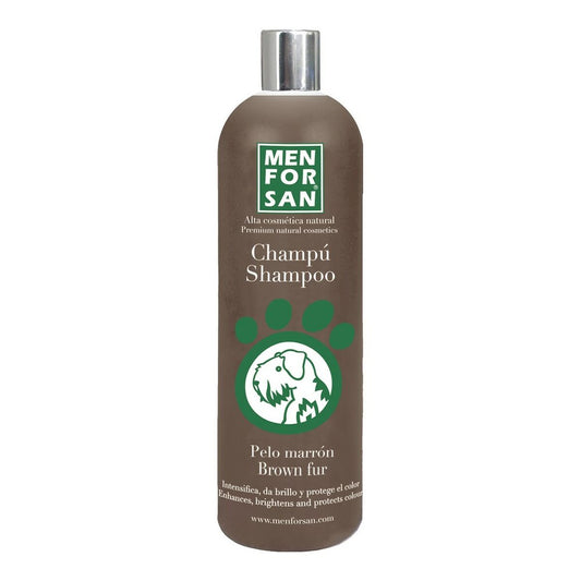 Shampoo Menforsan Cane Capelli castani 1 L