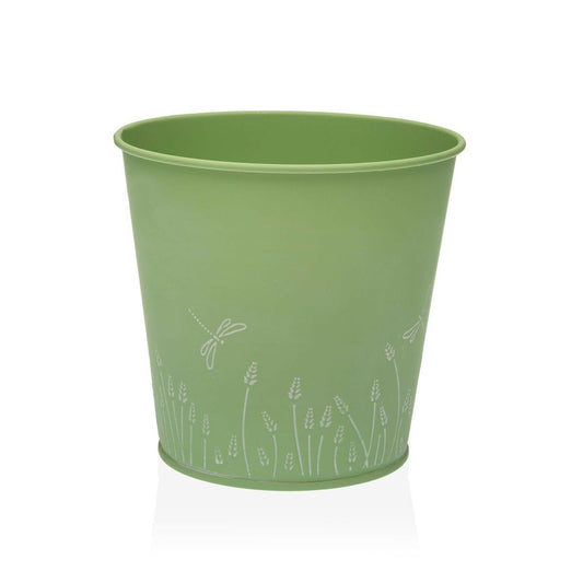 Vaso Versa Zink Verde Metallo (14 cm)