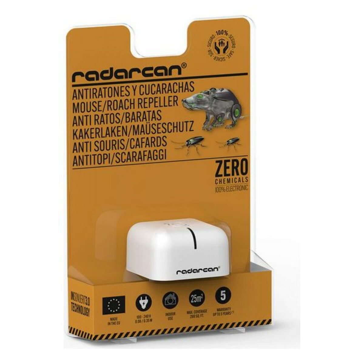 Repellente per Topi e Scarafaggi Radarcan r-106