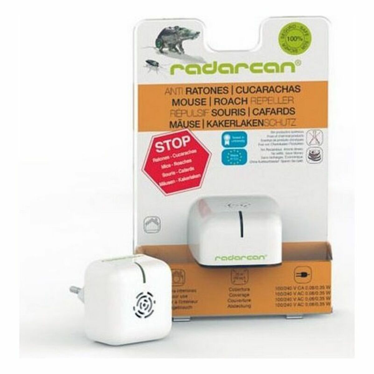 Repellente per Topi e Scarafaggi Radarcan r-106