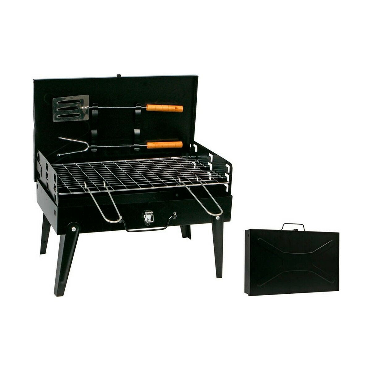 Barbecue Portatile Nero 44 x 27 x 21,5 cm