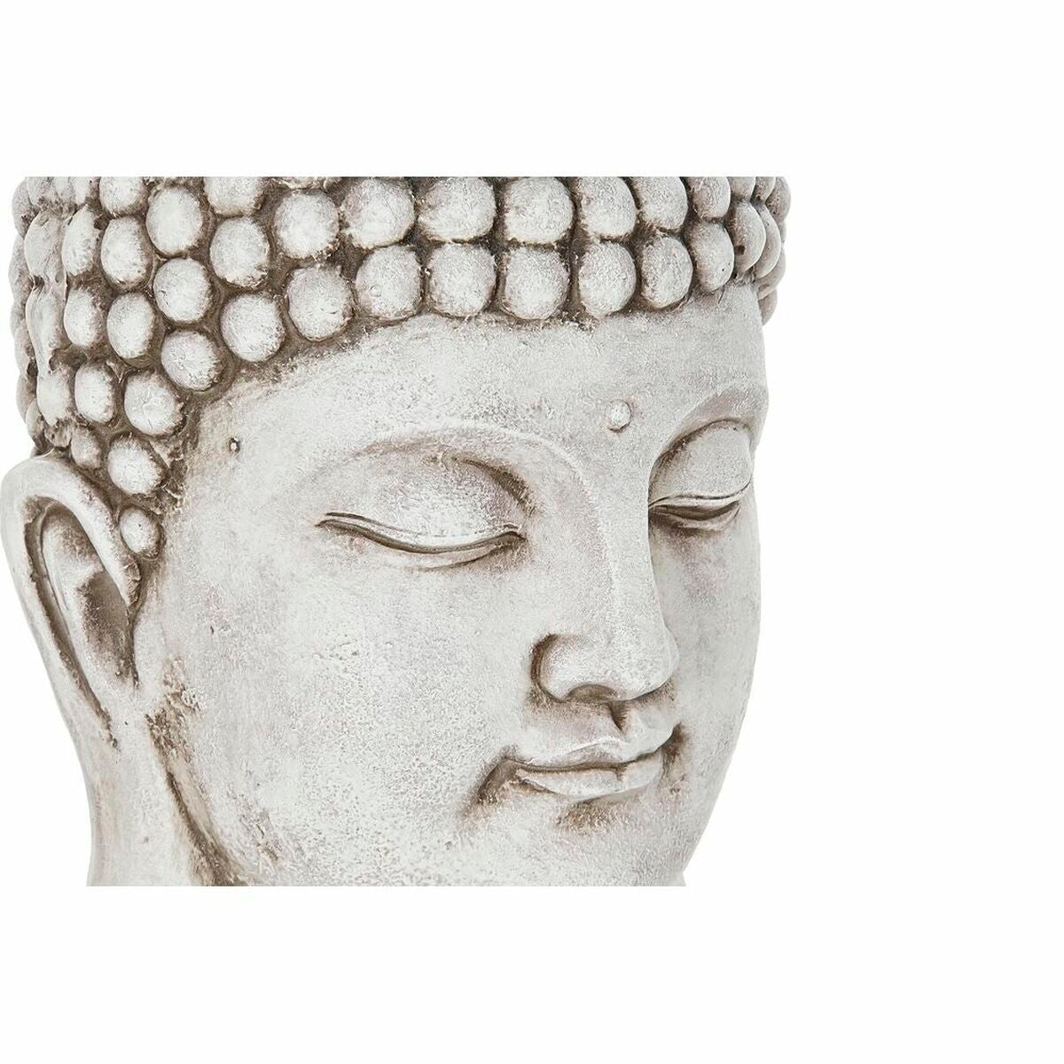 Vaso DKD Home Decor Grigio chiaro Buddha (26 x 25 x 36 cm) (26 x 25 x 36 cm)