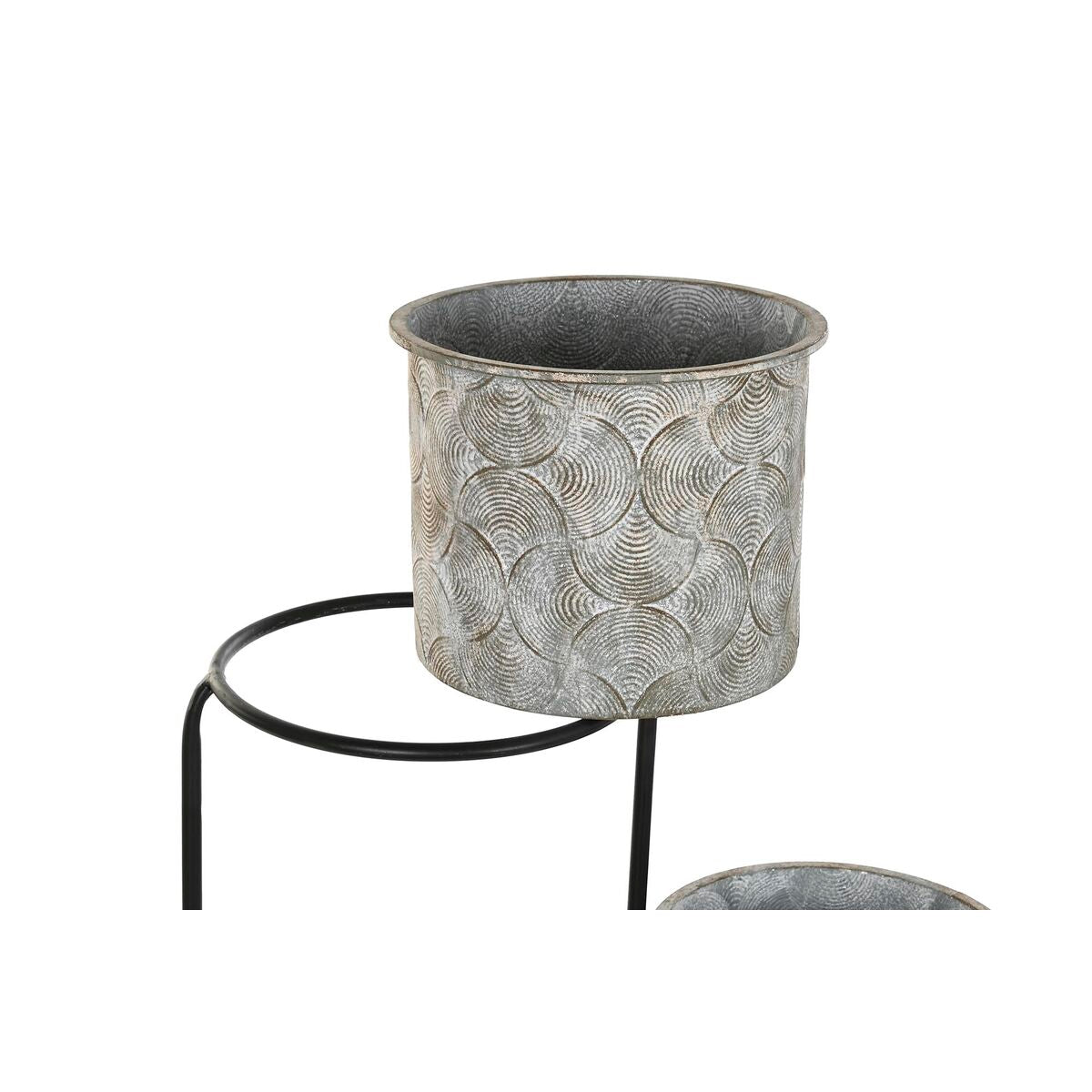 Vaso DKD Home Decor Grigio Metallo (82 x 25 x 81 cm)