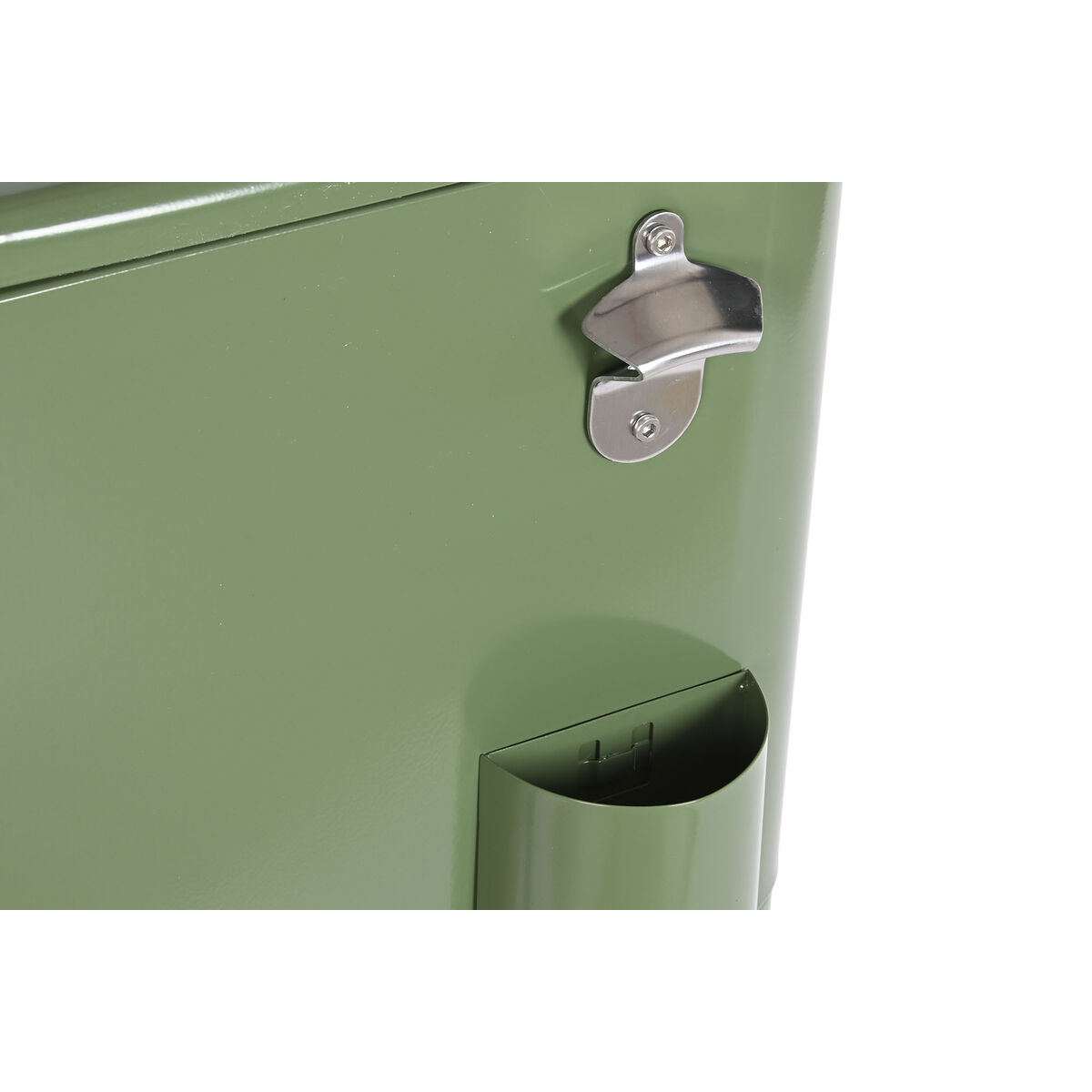 Frigo Portatile DKD Home Decor 74 x 43 x 80 cm Acciaio Verde polipropilene 56 L