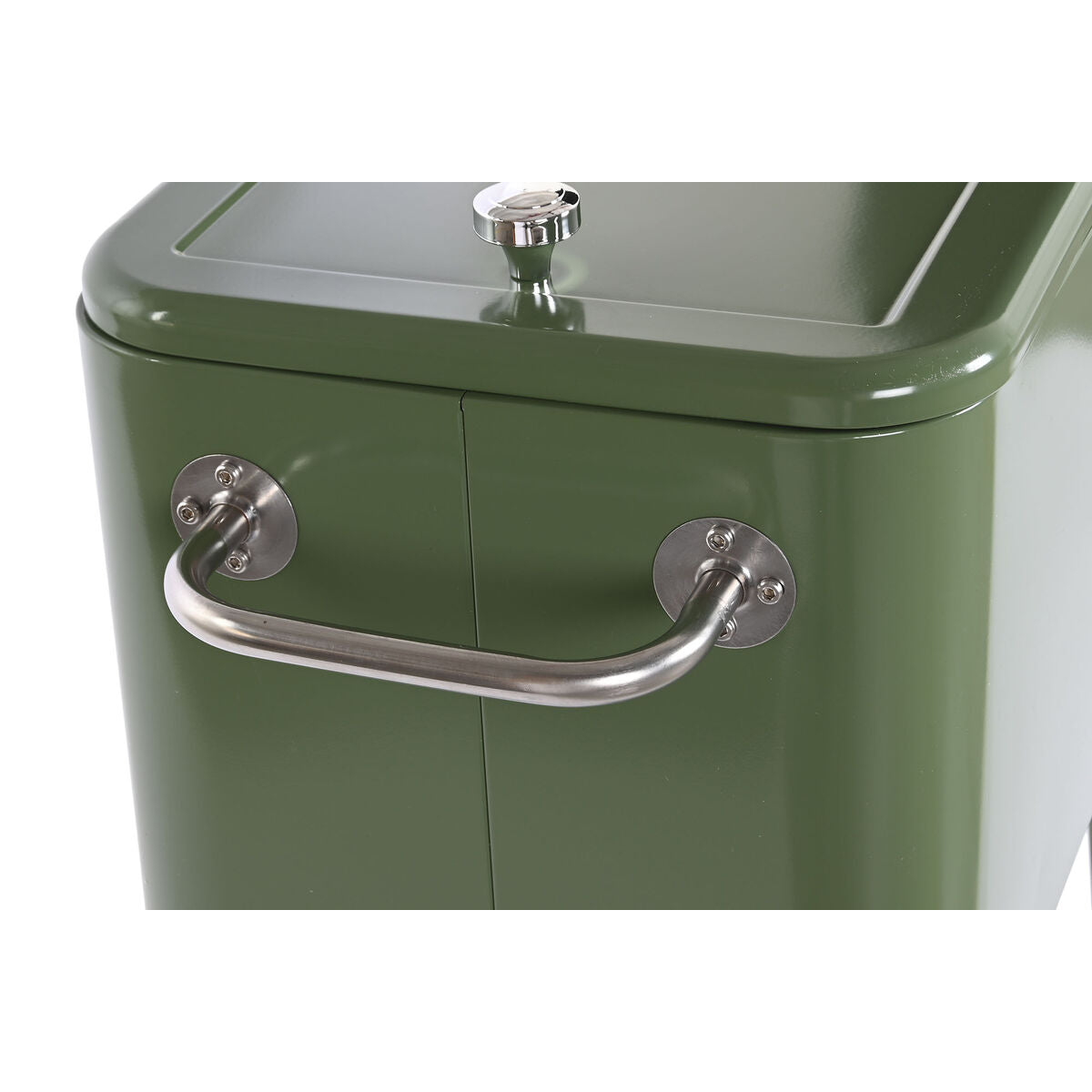 Frigo Portatile DKD Home Decor 74 x 43 x 80 cm Acciaio Verde polipropilene 56 L