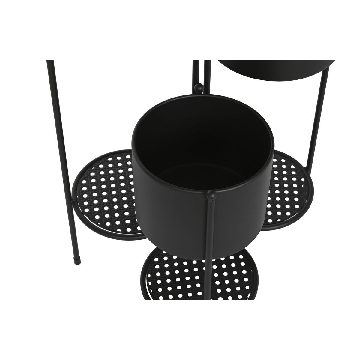 Vaso DKD Home Decor 40 x 15 x 80 cm 40 x 28 x 79,5 cm Nero Dorato Metallo (2 Unità)