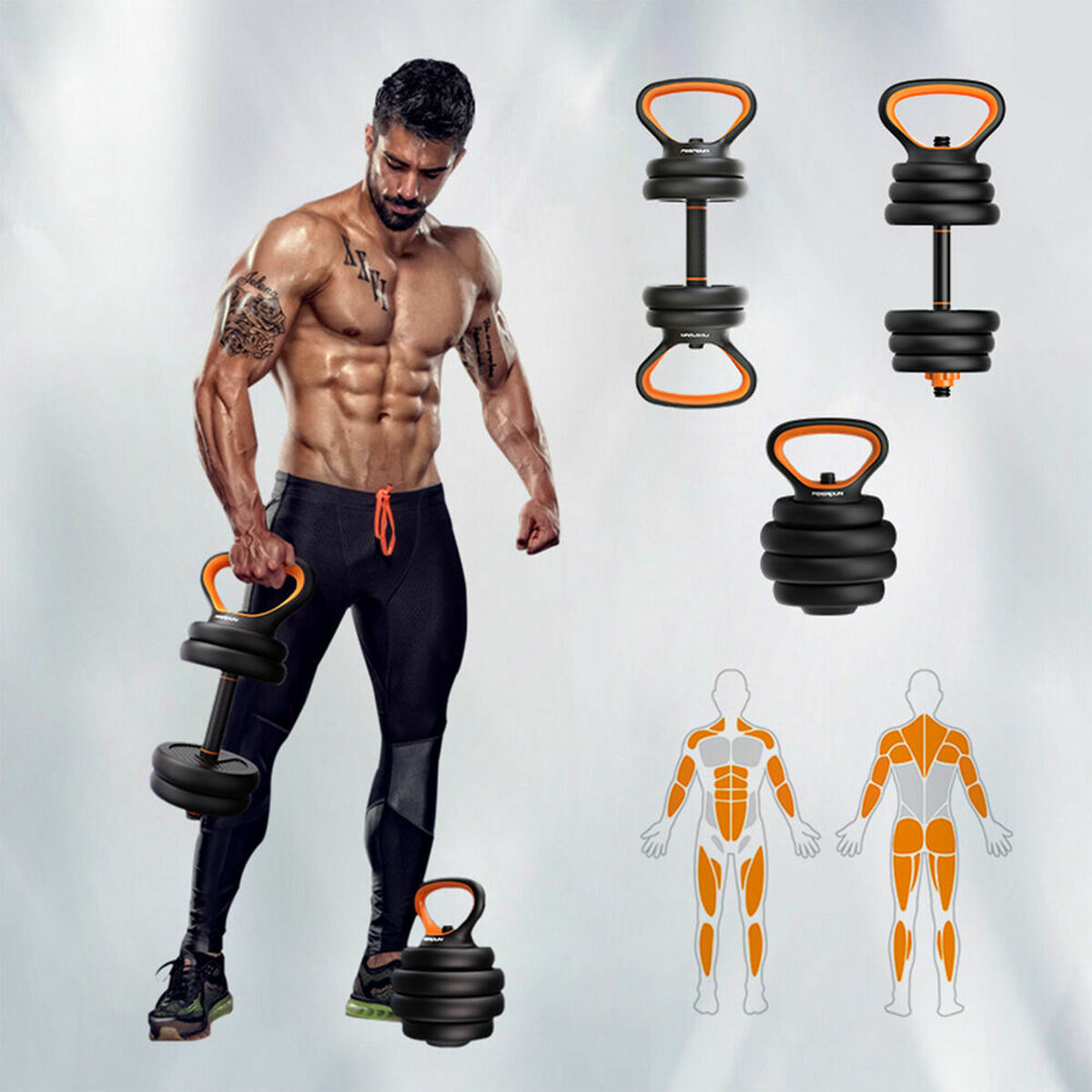 Kit di Kettlebell e Manubri Xiaomi FED