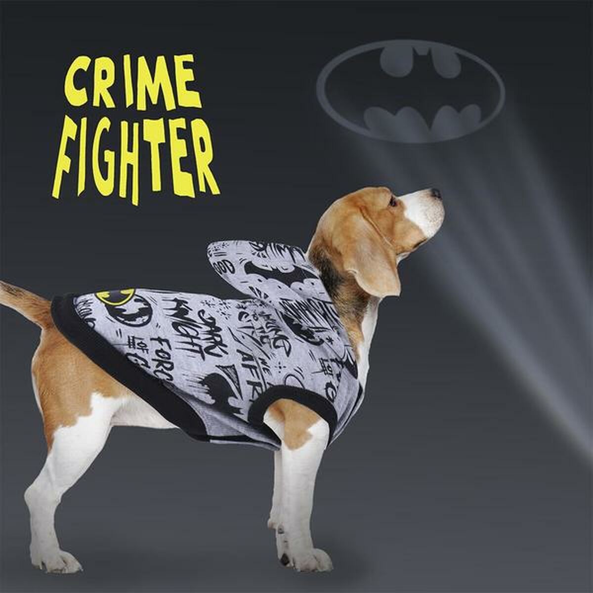 Felpa per Cani Batman XS Nero