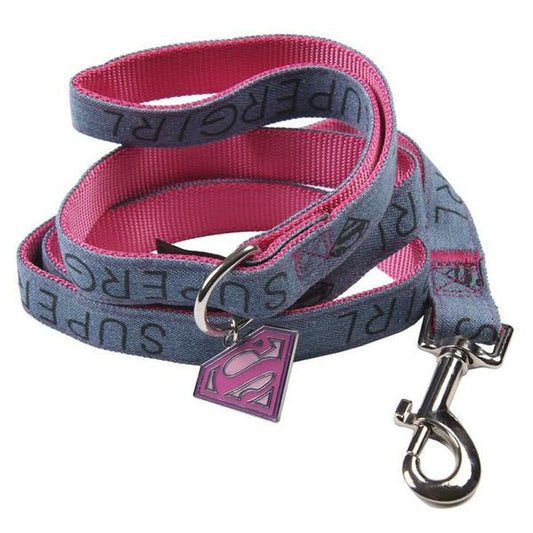 Guinzaglio per Cani Superman Rosa S