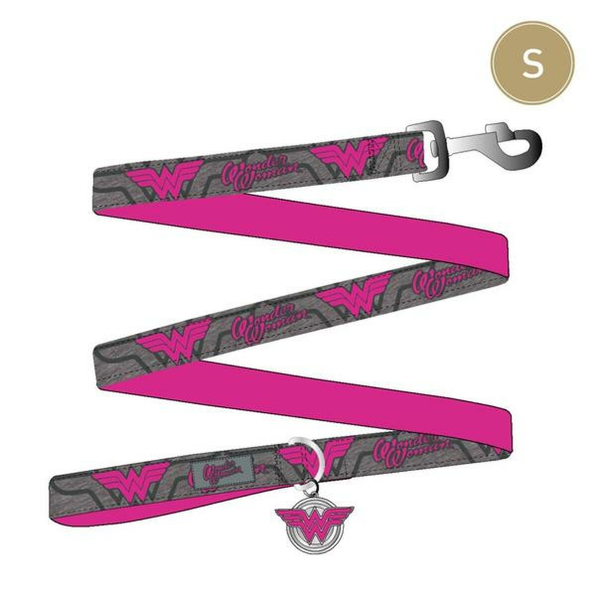 Guinzaglio per Cani Wonder Woman Rosa S