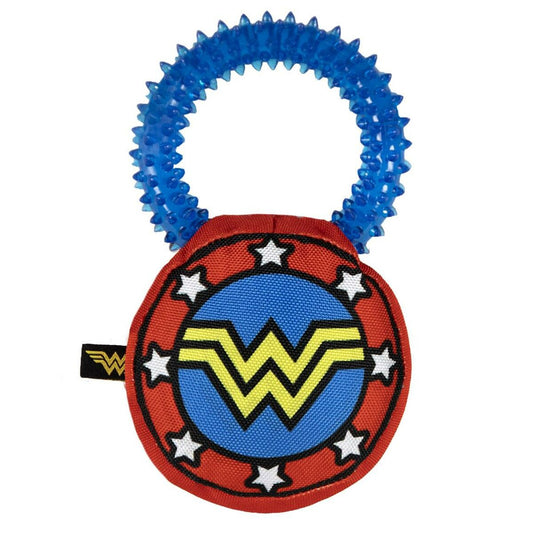 Giocattoli per cani Wonder Woman   Azzurro 100 % poliestere