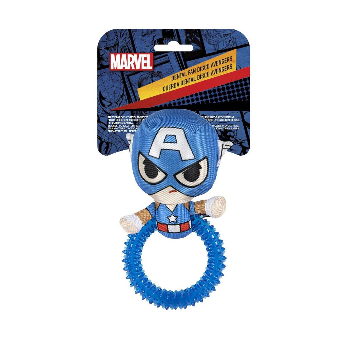 Giocattoli per cani The Avengers   Azzurro 100 % poliestere