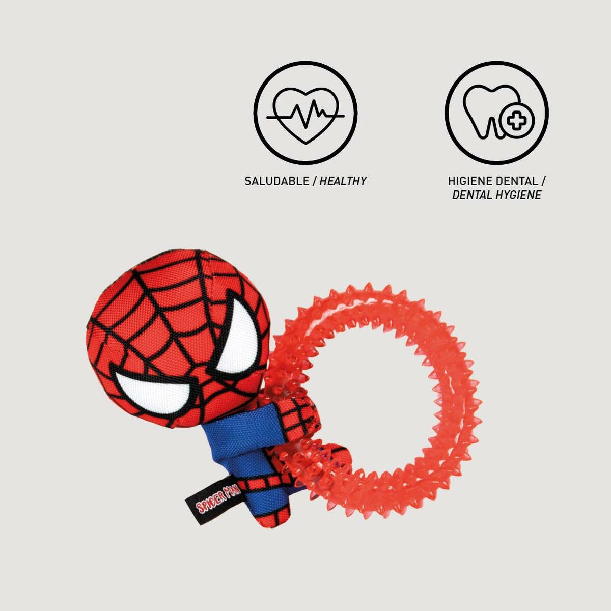 Giocattoli per cani Spider-Man   Rosso 100 % poliestere