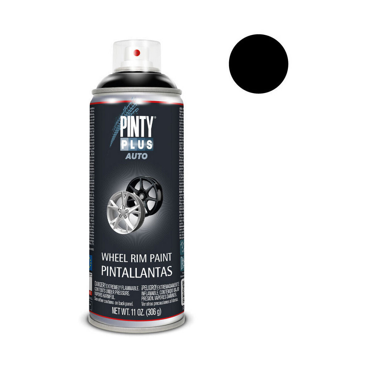 Vernice spray Pintyplus Auto L104 Cerchio 400 ml Nero