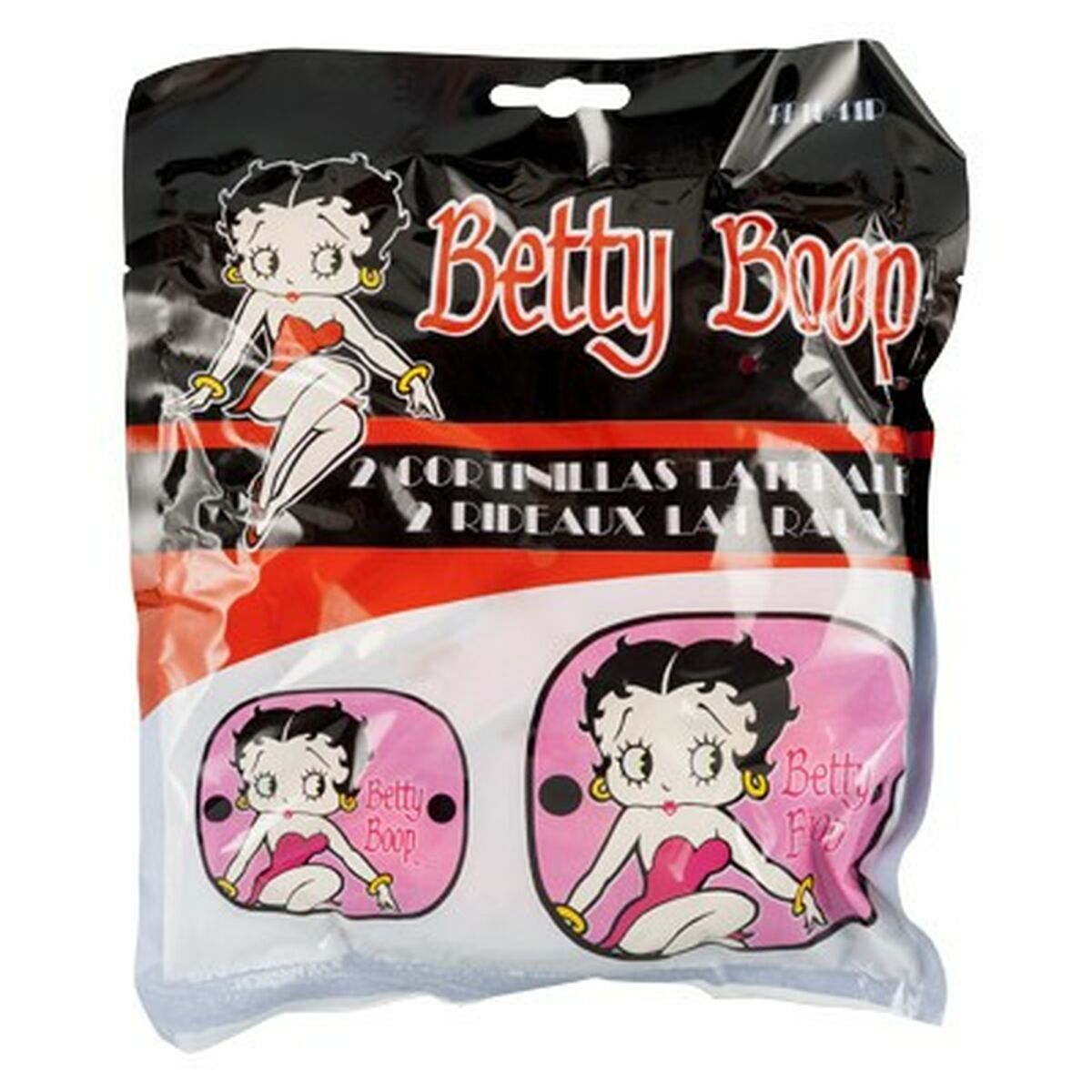 Parasole laterale Betty Boop BB1041P Rosa 2 Pezzi