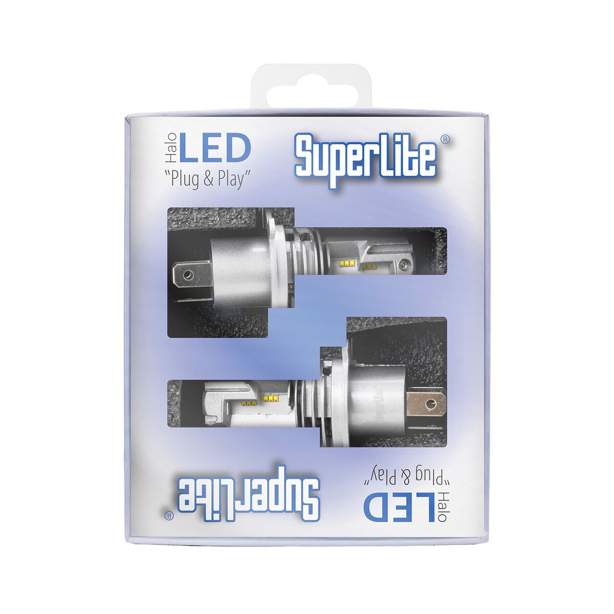 Kit di conversione Alogeno LED Superlite BOM12311 H4 28 W 6500 K LED (2 Unità)