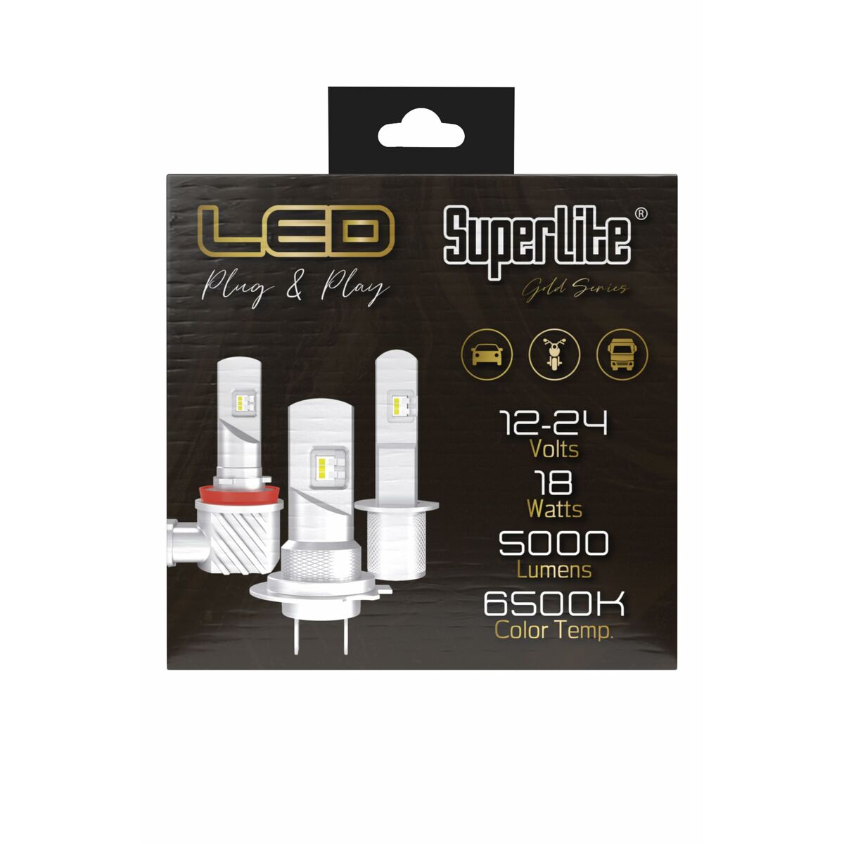 Kit di conversione Alogeno LED Superlite Gold H1 18 W LED