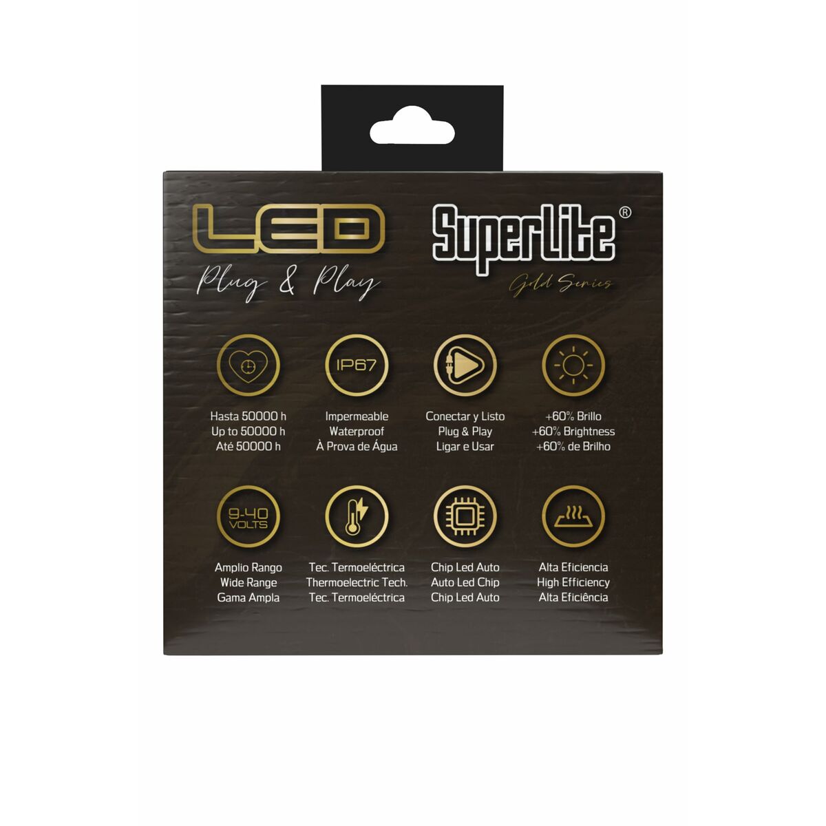 Kit di conversione Alogeno LED Superlite Gold H1 18 W LED