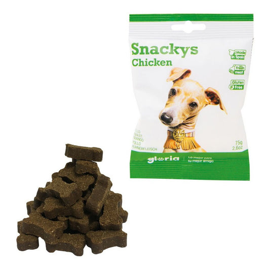 Snack per Cani Gloria Snackys Pollo (30 x 75 g)