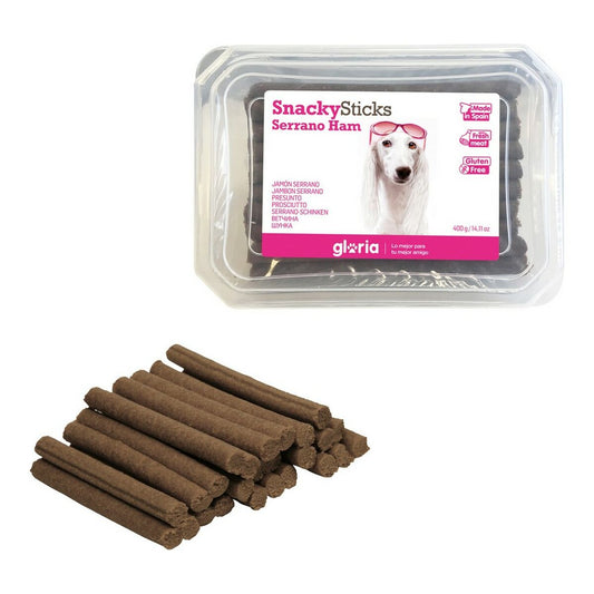 Snack per Cani Gloria Snackys Sticks Prosciutto Barrette (800 g)