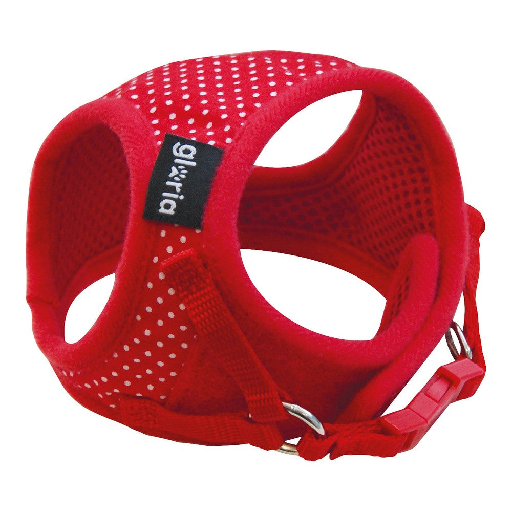 Imbracatura per Cani Gloria Punti 17-22 cm Rosso Taglia XS