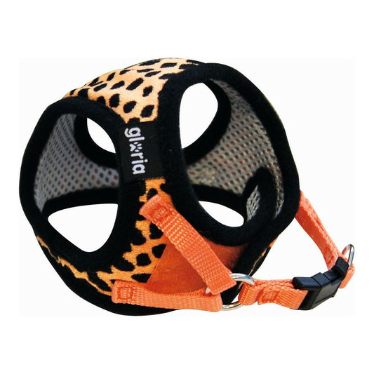 Imbracatura per Cani Gloria Leopardo 40-50 cm Arancio Taglia L