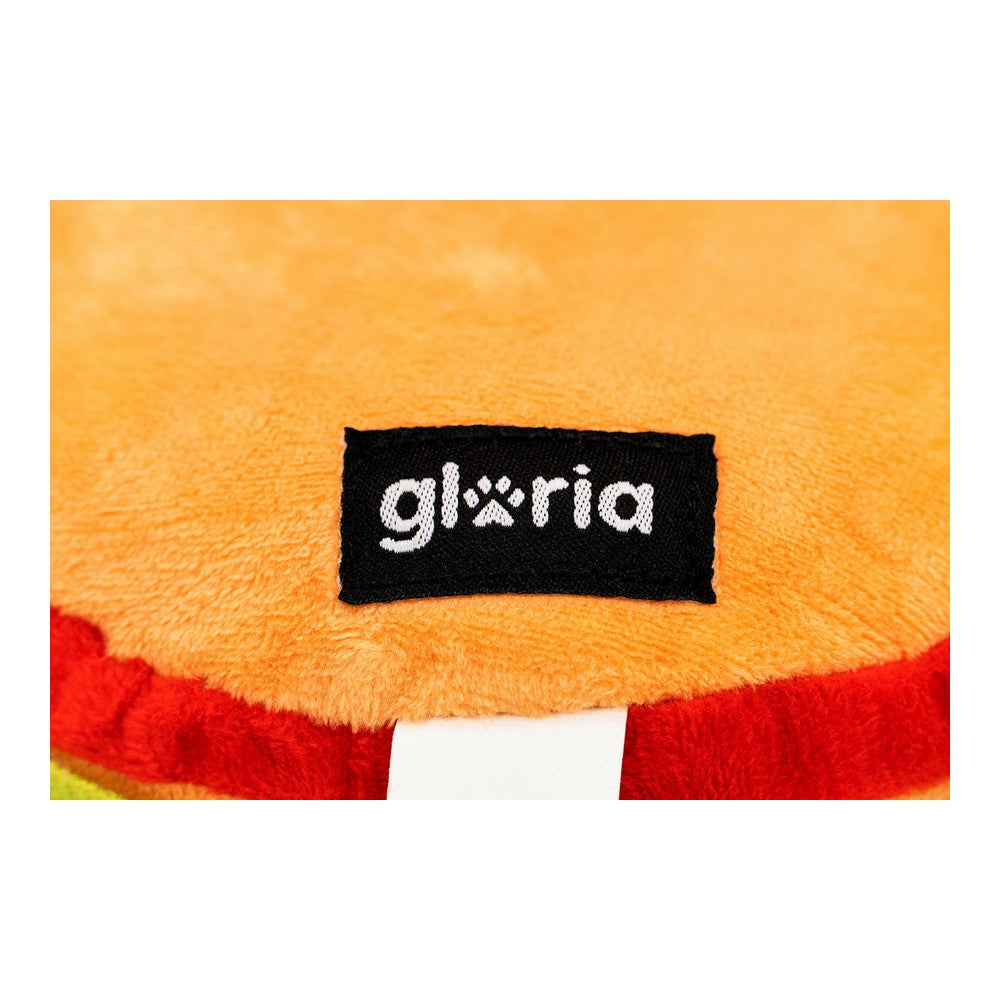 Giocattoli per cani Gloria Hamburdog 14 x 6 cm Sandwich, Hamburger