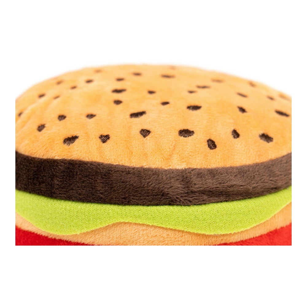 Giocattoli per cani Gloria Hamburdog 14 x 6 cm Sandwich, Hamburger