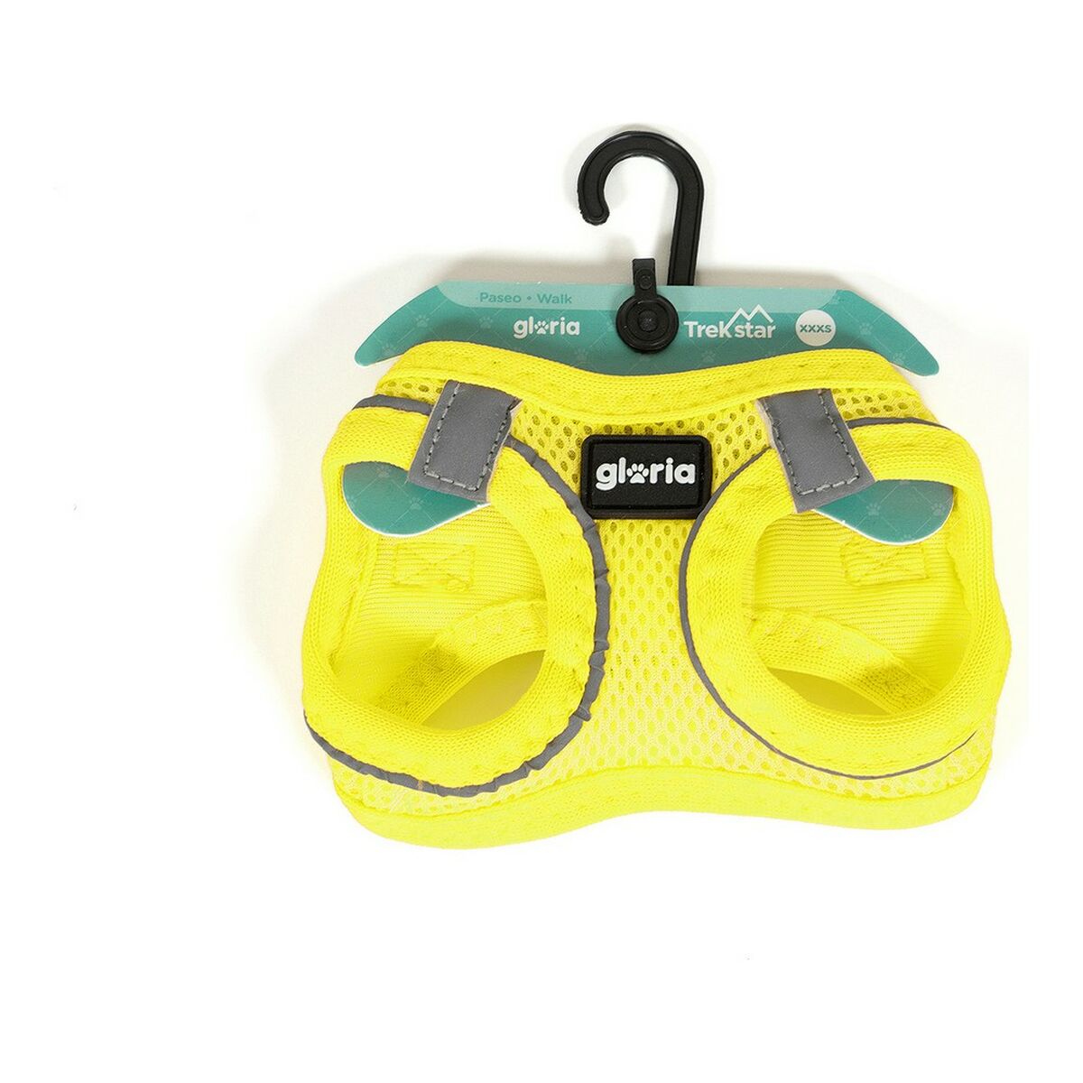 Imbracatura per Cani Gloria Air Mesh Trek Star Giallo Taglia XXXS (18-20 cm)