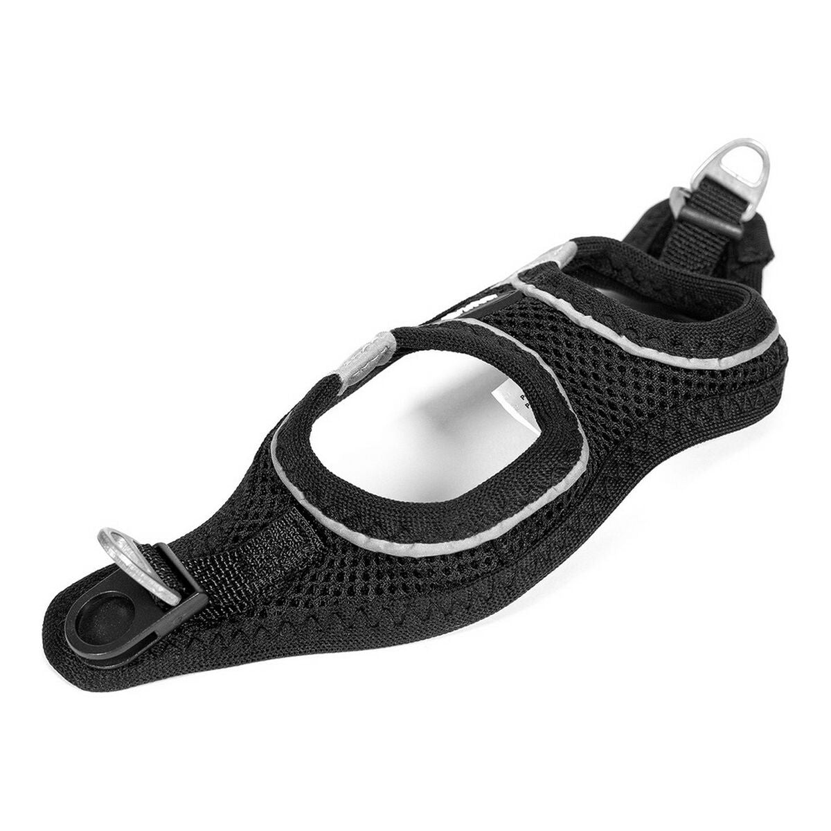 Imbracatura per Cani Gloria Air Mesh Trek Star Regolabile Nero Taglia XXXS (18-20 cm)