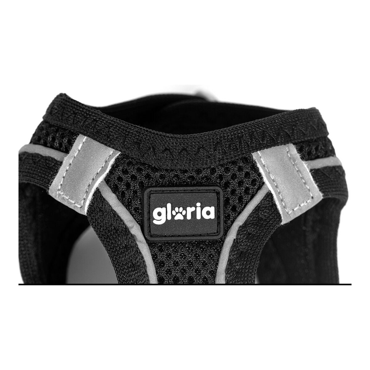 Imbracatura per Cani Gloria Air Mesh Star Nero Taglia XXS (24-26 cm)