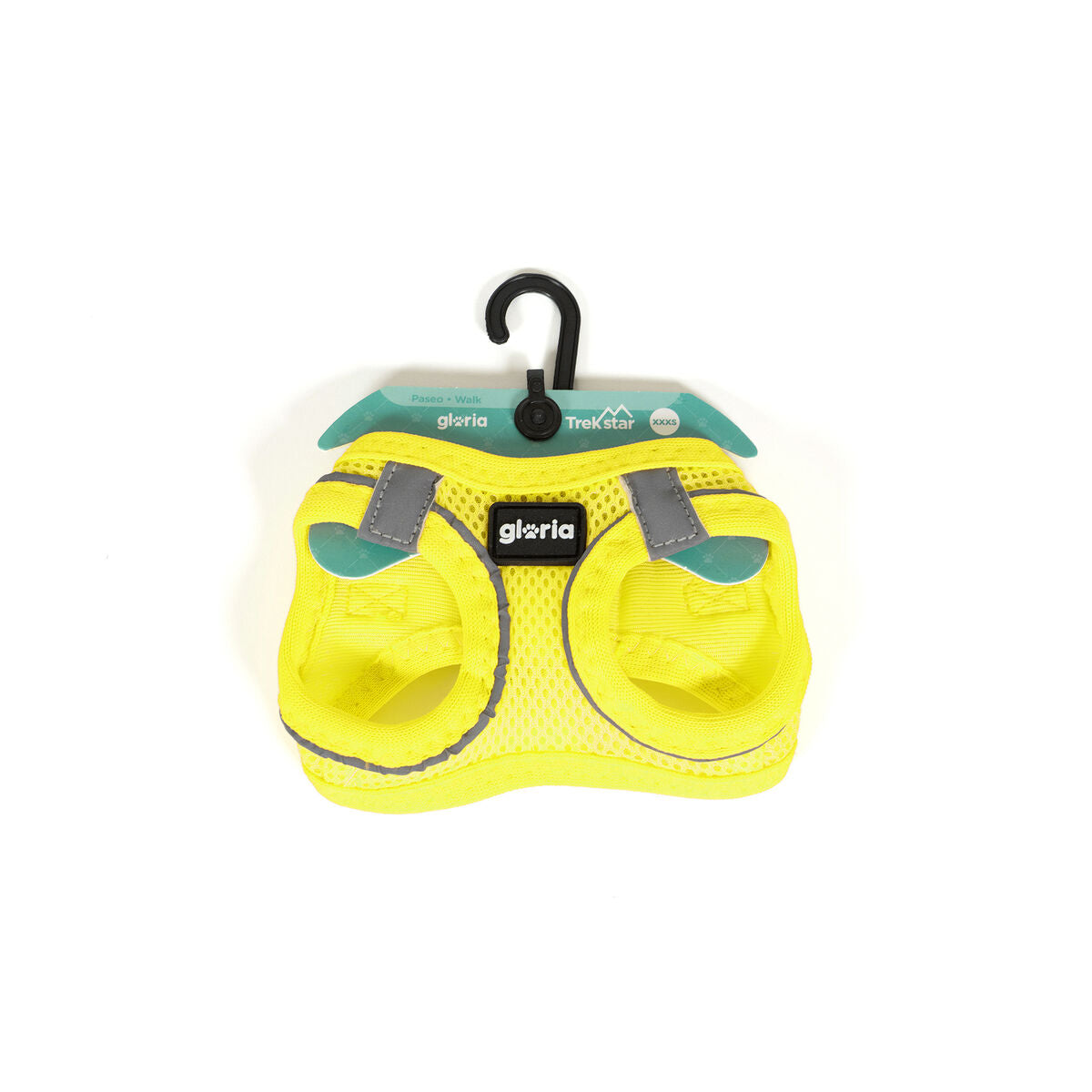 Imbracatura per Cani Gloria Trek Star 27-28 cm 31-34,6 cm Giallo XS